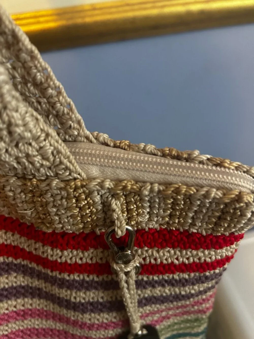 THE Sak multi-color crotched hobo